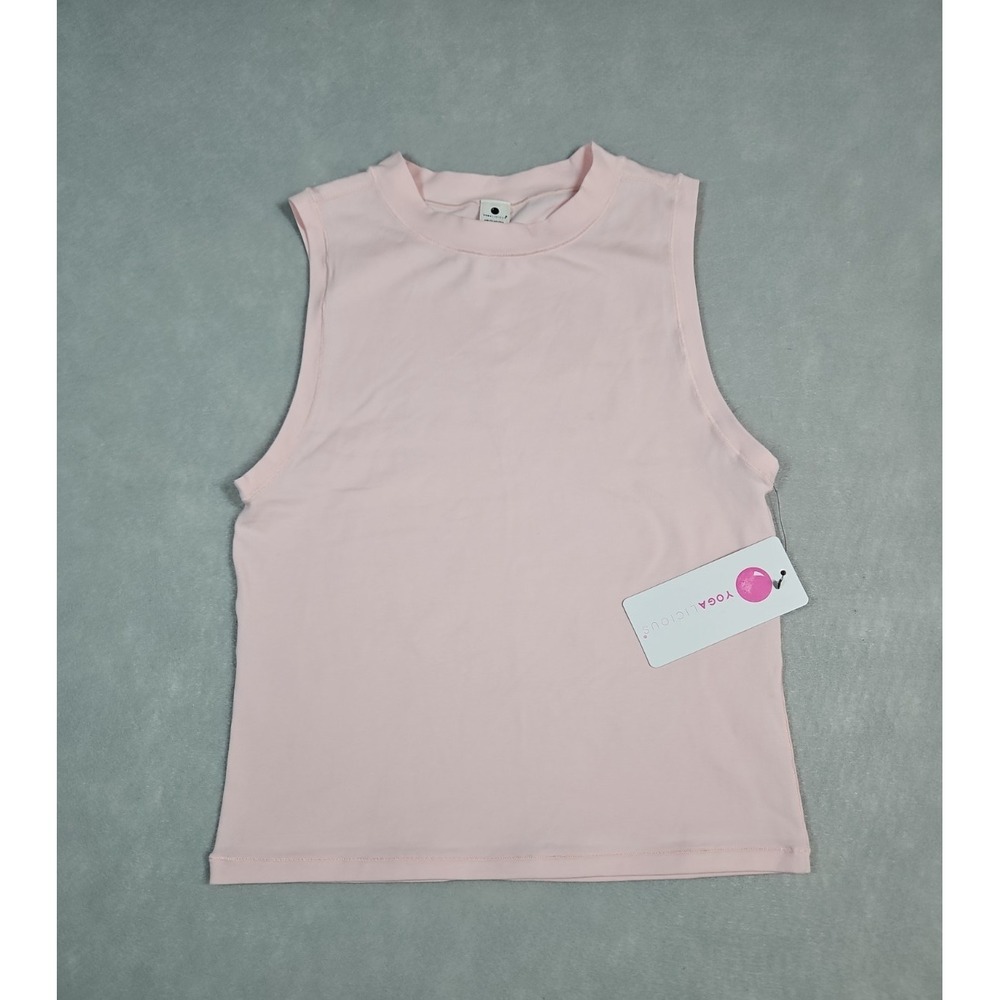 Yogalicious Womens Pink Airlite Melissa Athletic Tank Tops Size Small NWT - Picture 3 of 9
